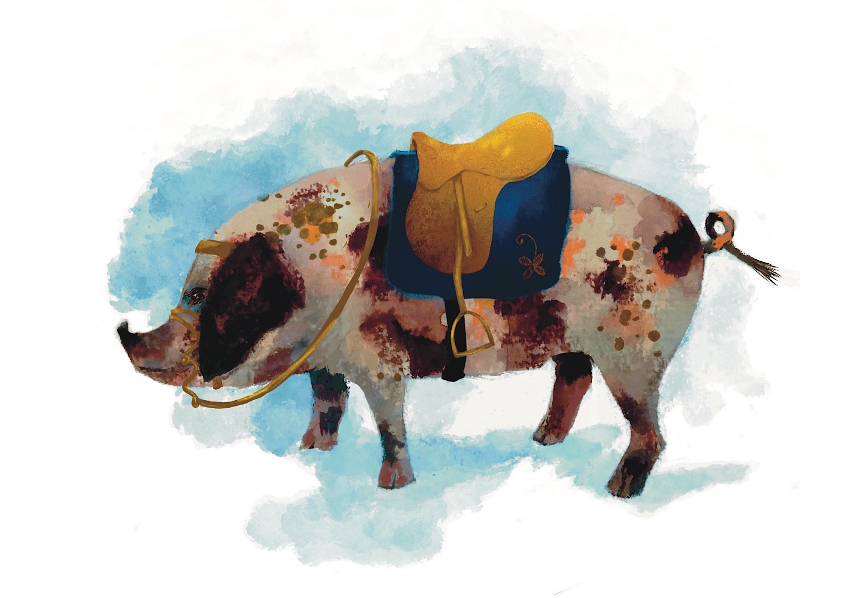 The finest riding pig by Ruth Arnold